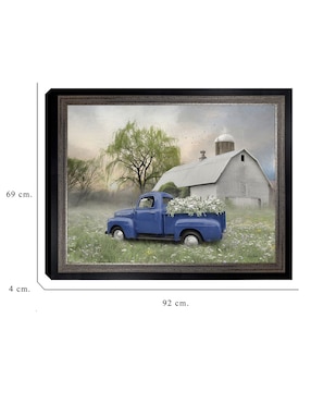 Cuadro decorativo Primavera de antaño de Lori Deiter técnica mixta Cuadros Jr