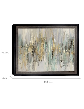 Cuadro decorativo Oro líquido I de Tom Reeves técnica mixta Cuadros Jr