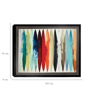 Cuadro decorativo Flujo constante de Randy Hibberd técnica mixta Cuadros Jr