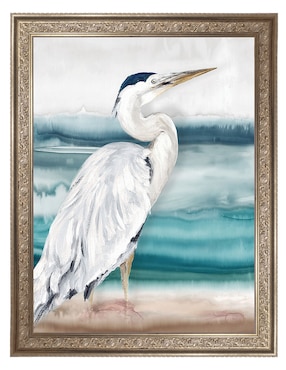Cuadro decorativo Playa Garza I de Eva Watts técnica mixta Cuadros Jr