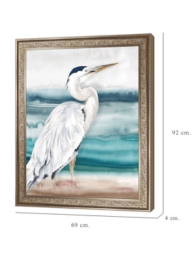 Cuadro decorativo Playa Garza I de Eva Watts técnica mixta Cuadros Jr
