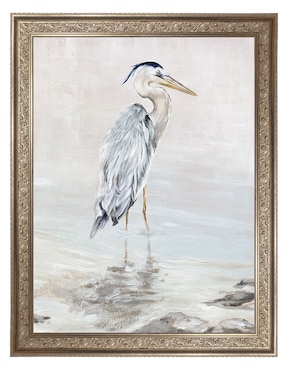 Cuadro decorativo Belleza de la garza II de Eva Watts técnica mixta Cuadros Jr