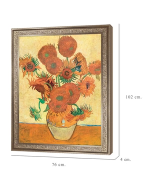 Cuadro decorativo Van Gogh – Girasoles de Portfolio Arts Group técnica mixta Cuadros Jr