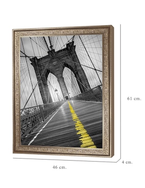 Cuadro decorativo Puente de Brooklyn – Pop de Moises Levy técnica mixta Cuadros Jr