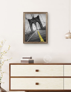 Cuadro decorativo Puente de Brooklyn – Pop de Moises Levy técnica mixta Cuadros Jr