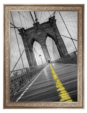 Cuadro decorativo Puente de Brooklyn – Pop de Moises Levy técnica mixta Cuadros Jr