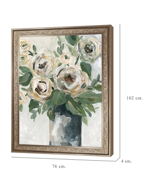Cuadro decorativo Profundidad floral de Carol Robinson técnica mixta Cuadros Jr