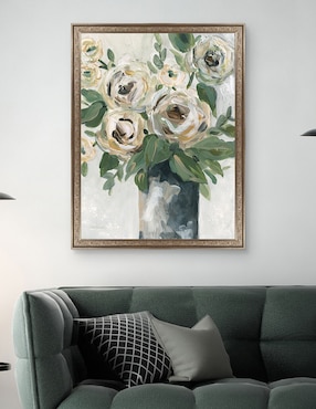 Cuadro decorativo Profundidad floral de Carol Robinson técnica mixta Cuadros Jr