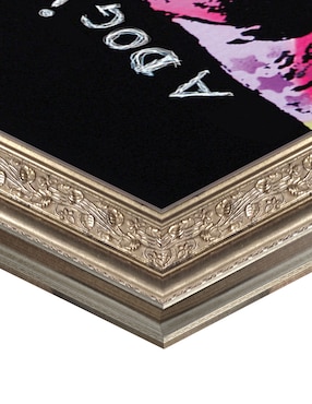 Cuadro decorativo Pitbull pensativo de Dean Russo técnica mixta Cuadros Jr