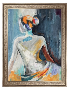 Cuadro decorativo Figurativo elegante y colorido 9 de Anna Lischenko técnica mixta Cuadros Jr