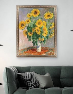 Cuadro decorativo Monet – Girasoles de Portfolio Arts Group técnica mixta Cuadros Jr