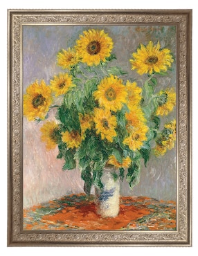 Cuadro decorativo Monet – Girasoles de Portfolio Arts Group técnica mixta Cuadros Jr