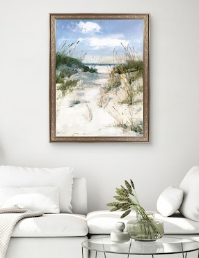 Cuadro decorativo Vista de dunas de Sally Swatland técnica mixta Cuadros Jr