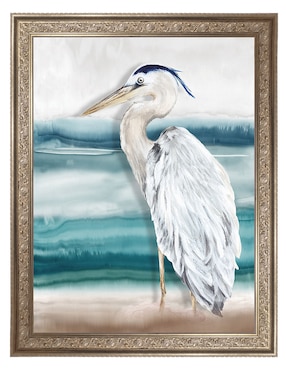 Cuadro decorativo Playa Garza II de Eva Watts técnica mixta Cuadros Jr