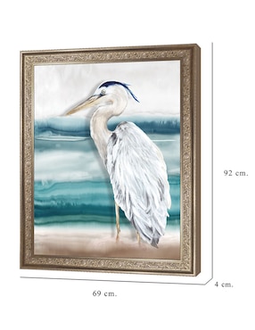 Cuadro decorativo Playa Garza II de Eva Watts técnica mixta Cuadros Jr