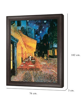 Cuadro decorativo Van Gogh – Terraza de café de noche de Portfolio Arts Group técnica mixta Cuadros Jr