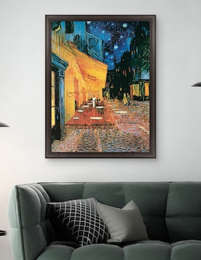Cuadro decorativo Van Gogh – Terraza de café de noche de Portfolio Arts Group técnica mixta Cuadros Jr
