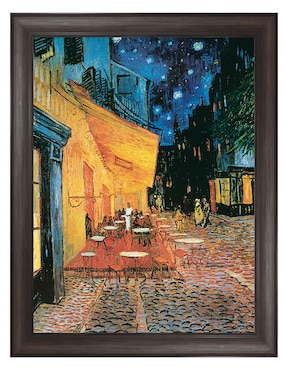 Cuadro decorativo Van Gogh – Terraza de café de noche de Portfolio Arts Group técnica mixta Cuadros Jr