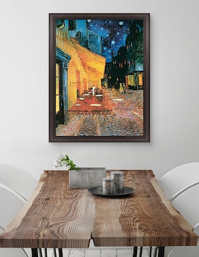 Cuadro decorativo Van Gogh – Terraza de café de noche de Portfolio Arts Group técnica mixta Cuadros Jr