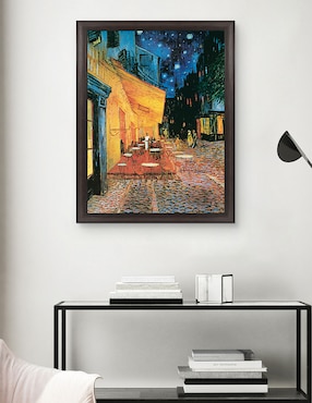 Cuadro decorativo Van Gogh – Terraza de café de noche de Portfolio Arts Group técnica mixta Cuadros Jr