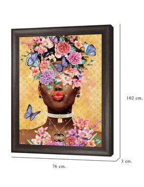 Cuadro decorativo Beso de dama mariposa de Willow Brook Fine Art técnica mixta Cuadros Jr