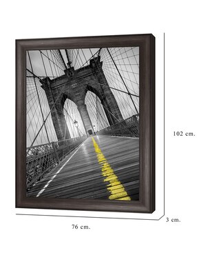 Cuadro decorativo Puente de Brooklyn – pop de Moises Levy técnica mixta Cuadros Jr