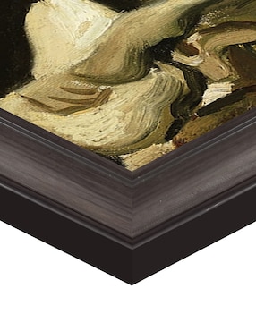 Cuadro decorativo Calavera con cigarrillo encendido de Vincent Van Gogh técnica mixta Cuadros Jr