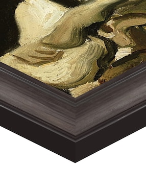 Cuadro decorativo Calavera con cigarrillo encendido de Vincent Van Gogh técnica mixta Cuadros Jr