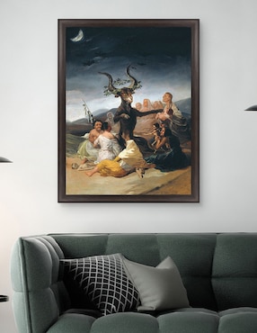 Cuadro decorativo Arte del aquelarre de Franciso de Goya técnica mixta Cuadros Jr