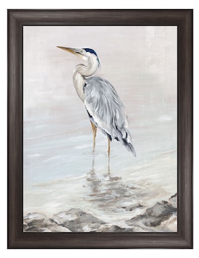 Cuadro decorativo Belleza de la garza I de Eva Watts técnica mixta Cuadros Jr