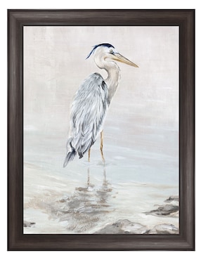 Cuadro decorativo Belleza de la garza II de Eva Watts técnica mixta Cuadros Jr