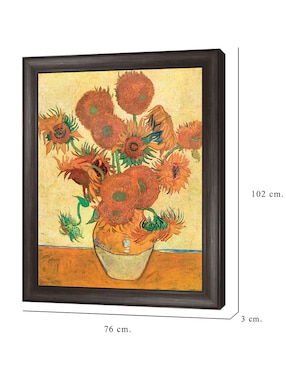 Cuadro decorativo Van Gogh – girasoles de Portfolio Arts Group técnica mixta Cuadros Jr