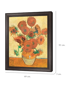 Cuadro decorativo Van Gogh – girasoles de Portfolio Arts Group técnica mixta Cuadros Jr