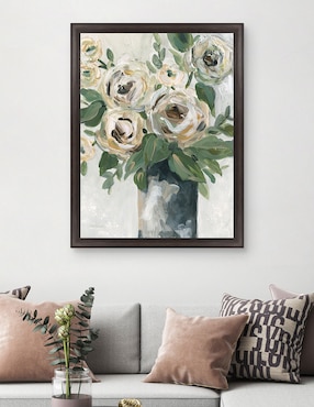 Cuadro decorativo Profundidad floral de Carol Robinson técnica mixta Cuadros Jr