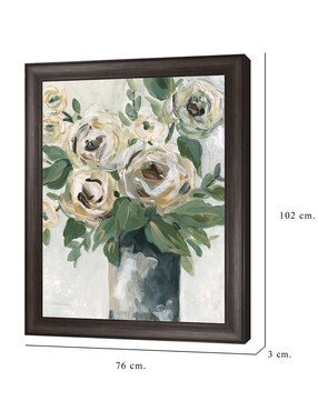 Cuadro decorativo Profundidad floral de Carol Robinson técnica mixta Cuadros Jr
