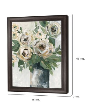 Cuadro decorativo Profundidad floral de Carol Robinson técnica mixta Cuadros Jr