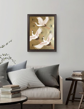Cuadro decorativo Grulla joya japonesa de Nikki Chu técnica mixta Cuadros Jr