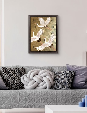 Cuadro decorativo Grulla joya japonesa de Nikki Chu técnica mixta Cuadros Jr