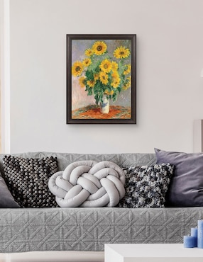 Cuadro decorativo Monet – girasoles de Portfolio Arts Group técnica mixta Cuadros Jr