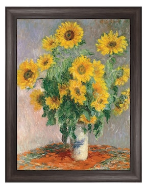 Cuadro decorativo Monet – girasoles de Portfolio Arts Group técnica mixta Cuadros Jr
