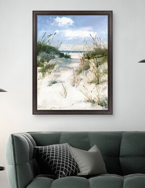 Cuadro decorativo Vista de dunas de Sally Swatland técnica mixta Cuadros Jr