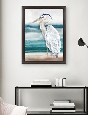 Cuadro decorativo Playa garza II de Eva Watts técnica mixta Cuadros Jr