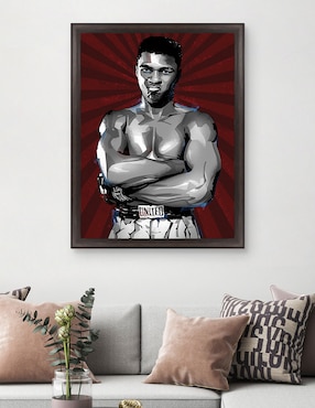 Cuadro decorativo enmarcado- el mejor boxeador de todos los tiempos de nikita abakumov técnica mixta Cuadros Jr