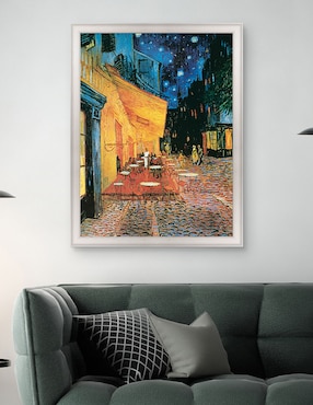 Cuadro decorativo Van Gogh – Terraza de café de noche de Portfolio Arts Group técnica mixta Cuadros Jr
