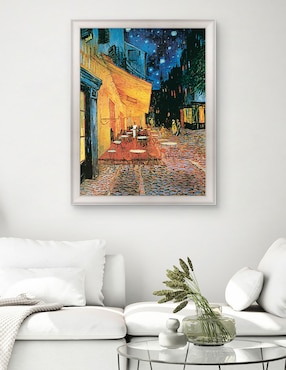 Cuadro decorativo Van Gogh – Terraza de café de noche de Portfolio Arts Group técnica mixta Cuadros Jr