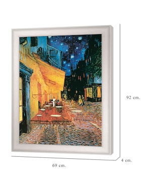 Cuadro decorativo Van Gogh – Terraza de café de noche de Portfolio Arts Group técnica mixta Cuadros Jr