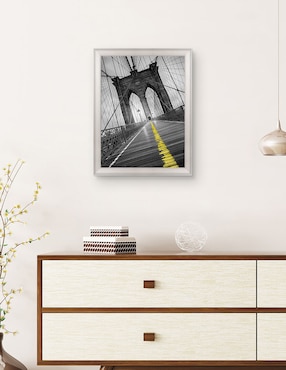 Cuadro decorativo Puente de Brooklyn – Pop de Moises Levy técnica mixta Cuadros Jr