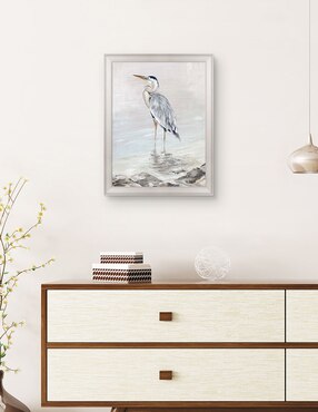 Cuadro decorativo Belleza de la garza I de Eva Watts técnica mixta Cuadros Jr