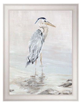 Cuadro decorativo Belleza de la garza II de Eva Watts técnica mixta Cuadros Jr