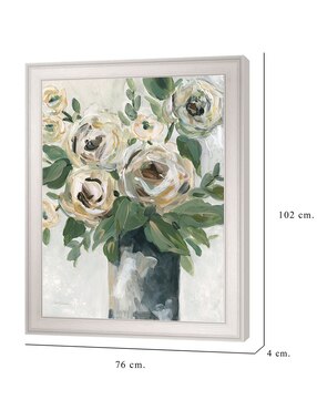 Cuadro decorativo Profundidad floral de Carol Robinson técnica mixta Cuadros Jr